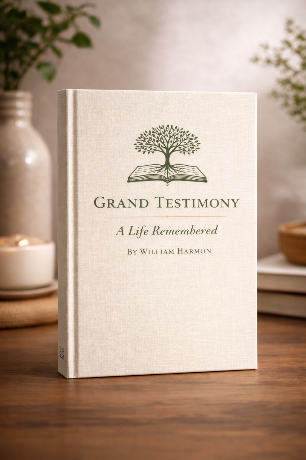 Grand Testimony hardcover legacy book